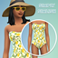 Lemon Lime Light Swimsuit In Yellow logo