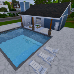 Traditional Pool House  | Queen's Night Life Series