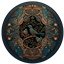 Classic Bird Round Dance Rug #2 Samtuse963 logo