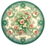 Watercolor Round Dance Rug #3 Samtuse963 logo