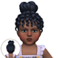 Infant EP11 CurlyBun Hair logo