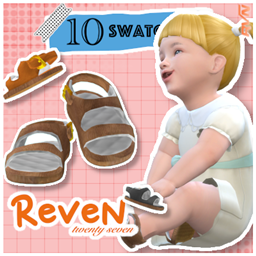 Infants Plain Single Strap Sandals (Male/Female)