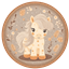Cute Pony Kids Round Dance Rug #2 Samtuse963 logo