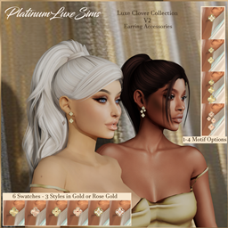 Luxe Clover Earrings V2
