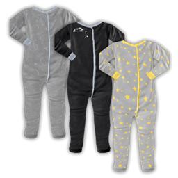 Infant Blast Off Footie Pajamas logo