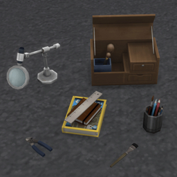 Archaeology Table Clutter