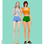 [simna] Lyla frill bikini logo