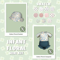 Infant Floral Mini Kit （2 items）