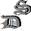 Dark red shadow! logo