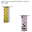 Kids Panda Giraffe Straight Curtains -- Left logo