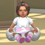 BGC Cow Print Dress Infant logo