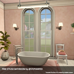 Pink Stylish Bathroom