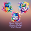 Retro Colorful Gamers Delight Wall Decals logo