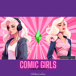 FatalRoseCreations Comic Girls Loading Screen project image
