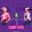 FatalRoseCreations Comic Guys Loading Screen logo