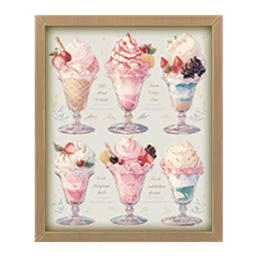 Ice Cream Menu Frame #1 Samtuse963