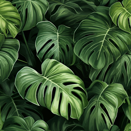 Lush and Plush Monstera Carpet 1 [Simply_Simlish] logo