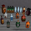 Leaky Cantina Bottle Clutter logo