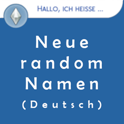 Neue Namen für den Zufallsgenerator in CAS, für Townies und mehr (GERMAN LOCALISATION ONLY!)