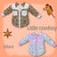 little Cowboys infant shirts logo