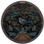 Classic Bird Round Dance Rug #7 Samtuse963 logo