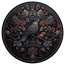 Classic Bird Round Dance Rug #8 Samtuse963 logo