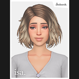 Isa Hair (TS3 toTS4 hair recreation) logo