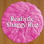 Very Shaggy Realistic  Rug, 6 variations logo