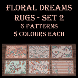 Floral Dreams Rugs - Set 2 - The Sims 4 Build / Buy - CurseForge