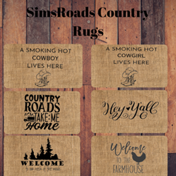 Simsroad Country Welcome Mats logo