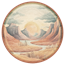 Canyon Round Dance Rug #2 Samtuse963 logo
