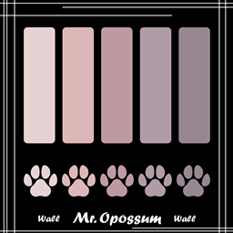 Mr.Opossum fusion palett wall