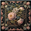 Ornate Floral Square Dance Rug #6 Samtuse963 logo