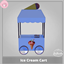 Hard Serve Ice Cream Cart [Cool Summer Theme]