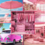 Pink World Scene Painting logo