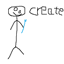 Mr.Man's create and stuff logo
