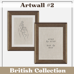 Sims4Luxury - British Collection - Artwall #2