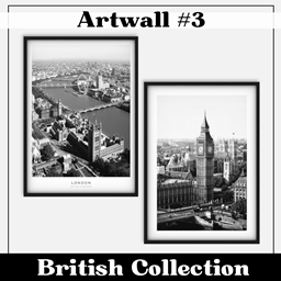 Sims4Luxury - British Collection - Artwall #3