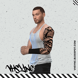 [VHSync] Blackout tribal tattoo