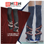 Knee High Denim Leg Warmers (Socks) logo