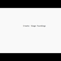 Create: Siege Foundings logo