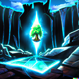 "Enchanted Realms: Odyssey of the Infinite Forge" logo