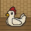 some chickens logo