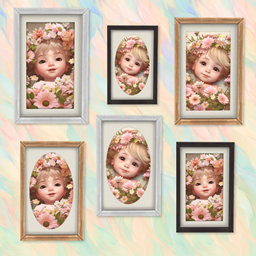 Toddler pictures, now in frames! logo
