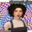 veronika's hair, a maxis match hairstyle logo