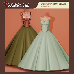 Wild west dress (Plain)