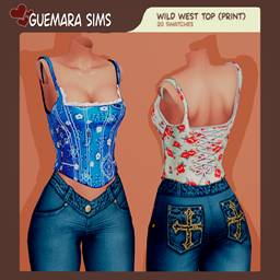 Wild west corset (Prints)