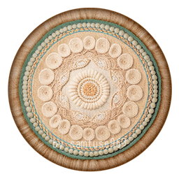 Rustic Pastel Woven Round Dance Rug #19 Samtuse963 project image