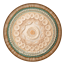 Rustic Pastel Woven Round Dance Rug #19 Samtuse963 logo