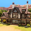 Family House with Barn